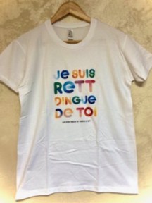 T-Shirt Rett dingue blanc - Col Rond